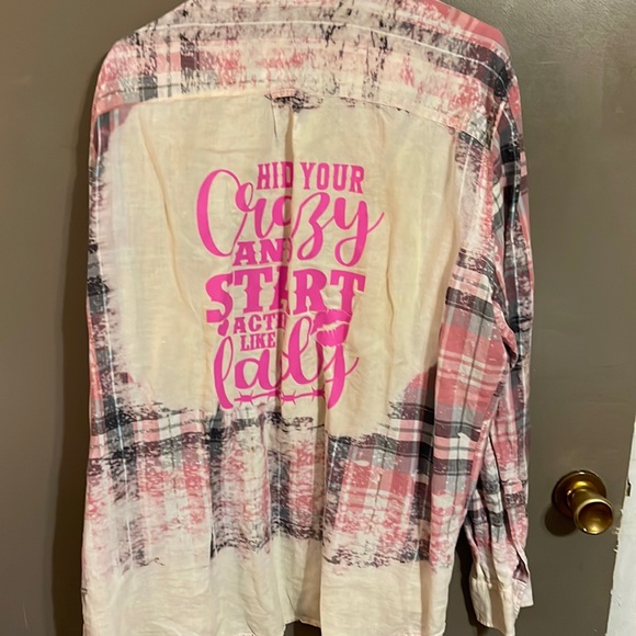 American Eagle Outfitters Tops - American eagle bleached flannel